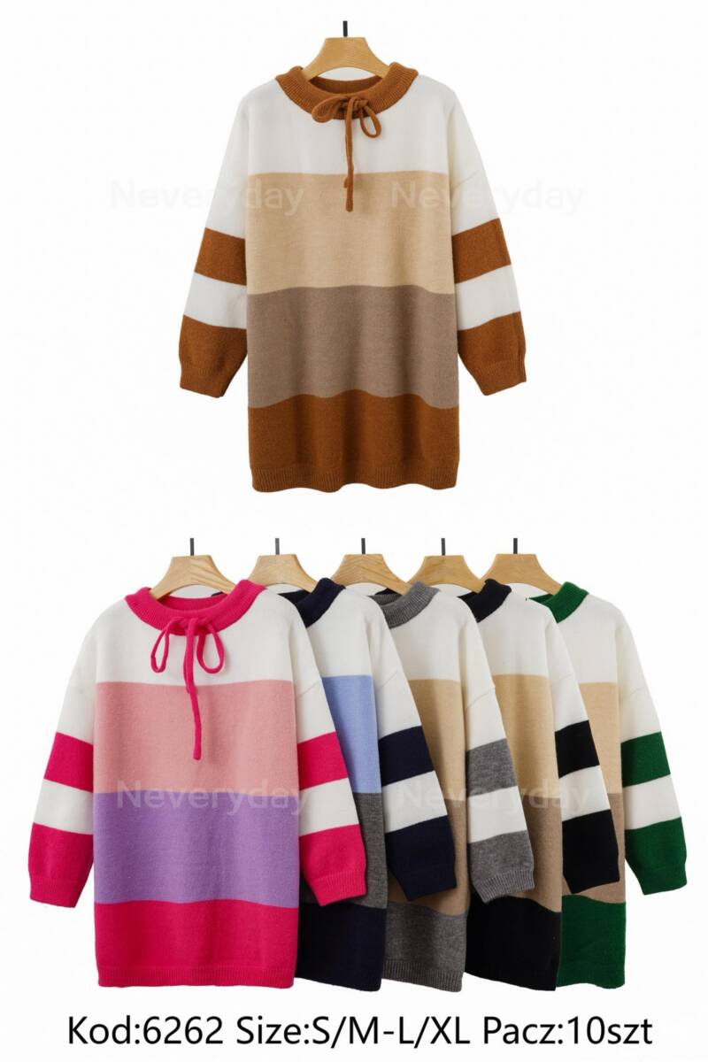 Swetry damskie Roz S/M-L/XL, Mix Kolor Paczka 10 szt